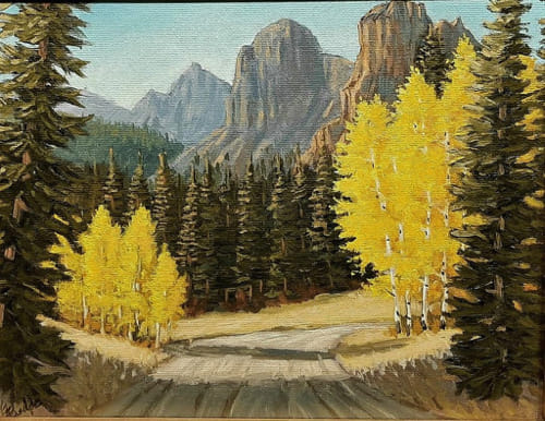 Click to view detail for Colorado Country Road 10x8 $250